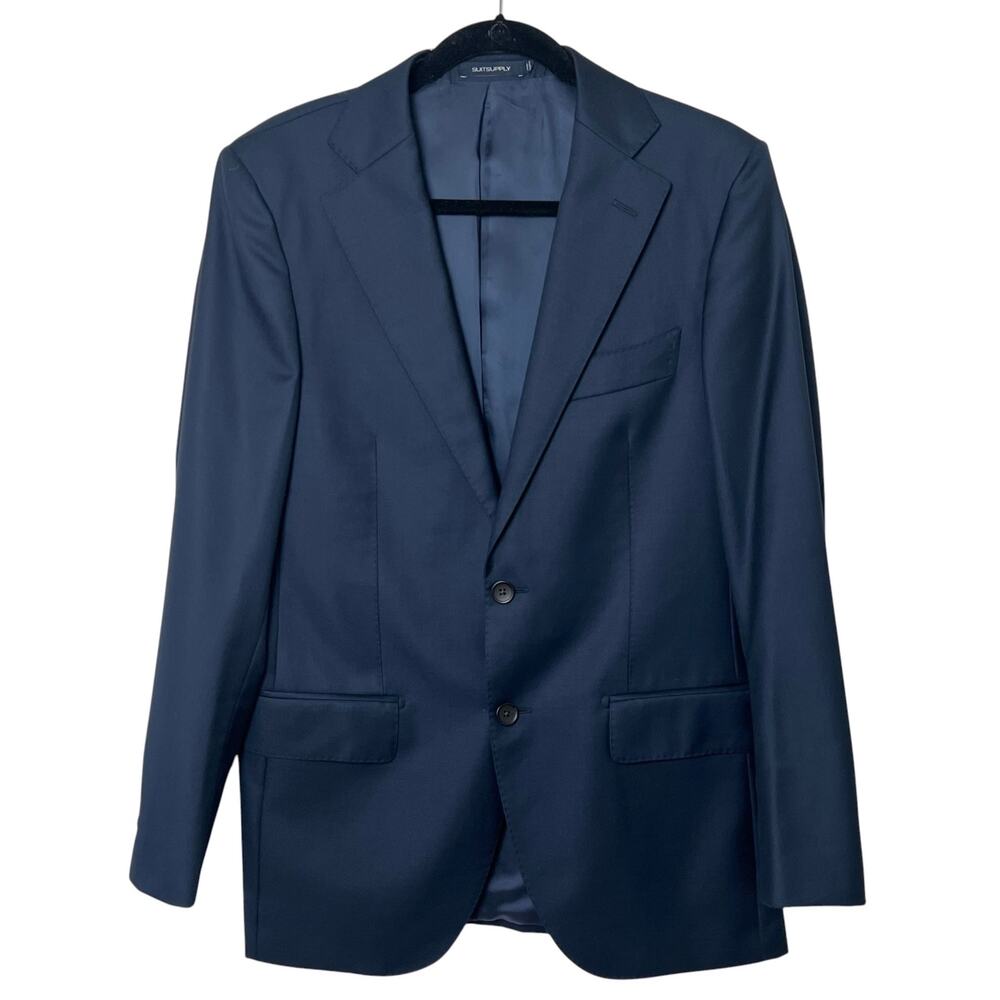 Suitsupply Super 110s Tailored Fit Lazio Suit Vitale Barberis Canonico Wool 38
